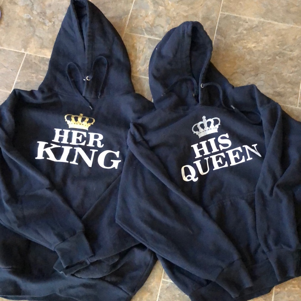 Her King His Queen hoodies